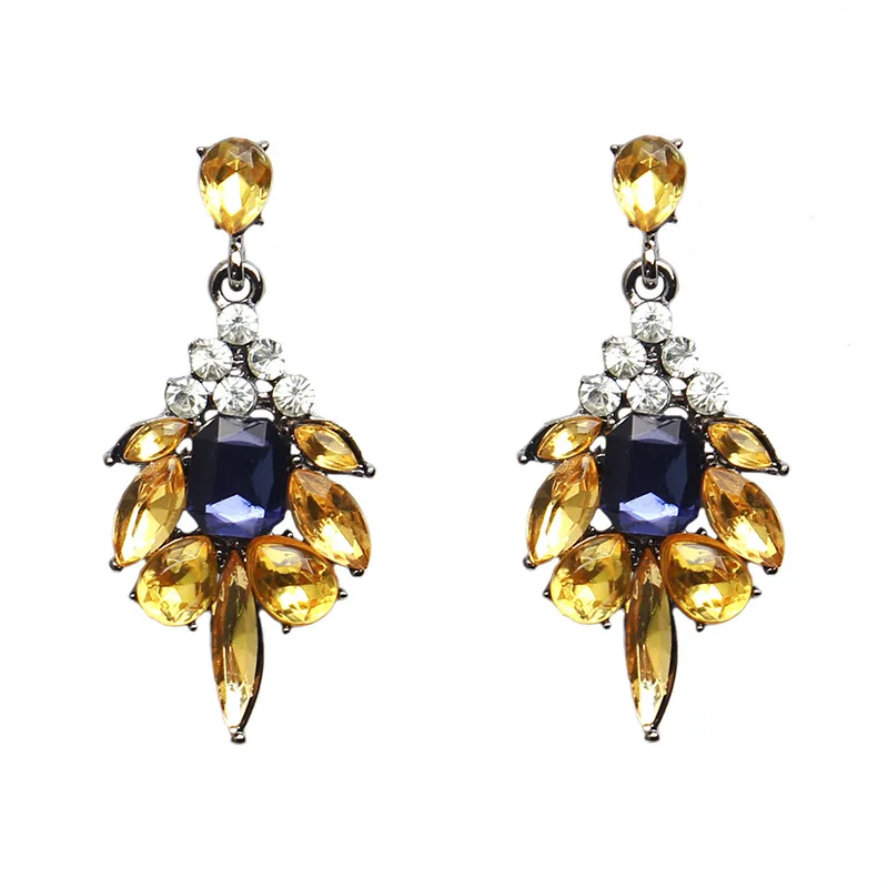 

JOYESWING New Fashion Drop Earrings for Women Accessories Charms with Crystal Elegant Engagement Wedding Earrings Bijouterie