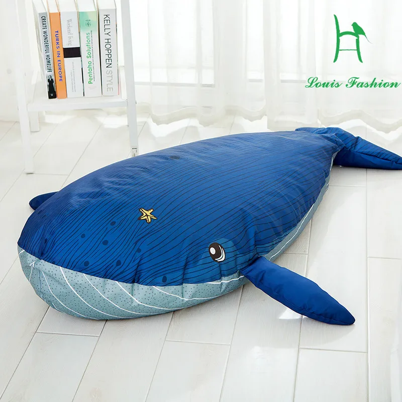 

Louis Fashion Cartoon Washable Lazy Sofa Creative Baby Blue Whale Lives in Single Kindergarten Tatami Lovely Children