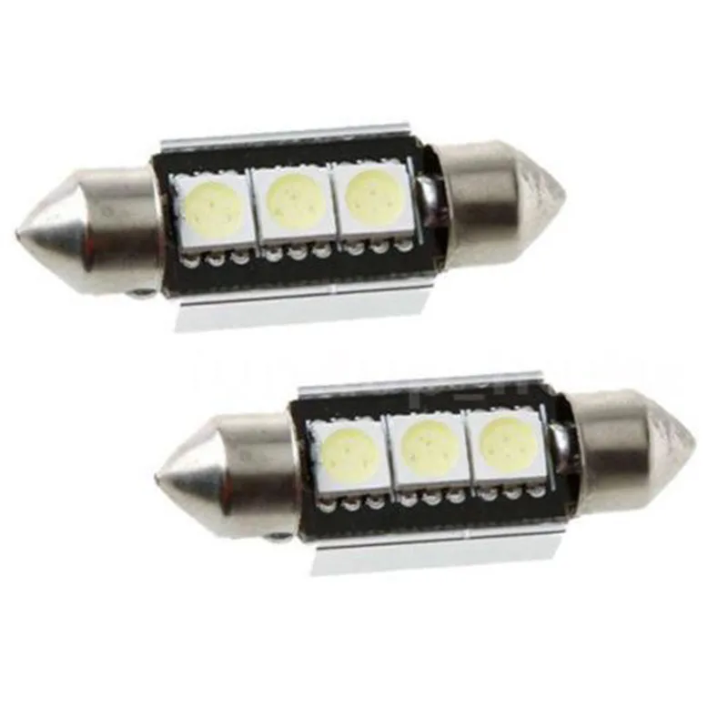 2*37 мм 6000K 5050-SMD светодиодный CANBUS интерьер автомобиля Купол фестон Светильник лампы