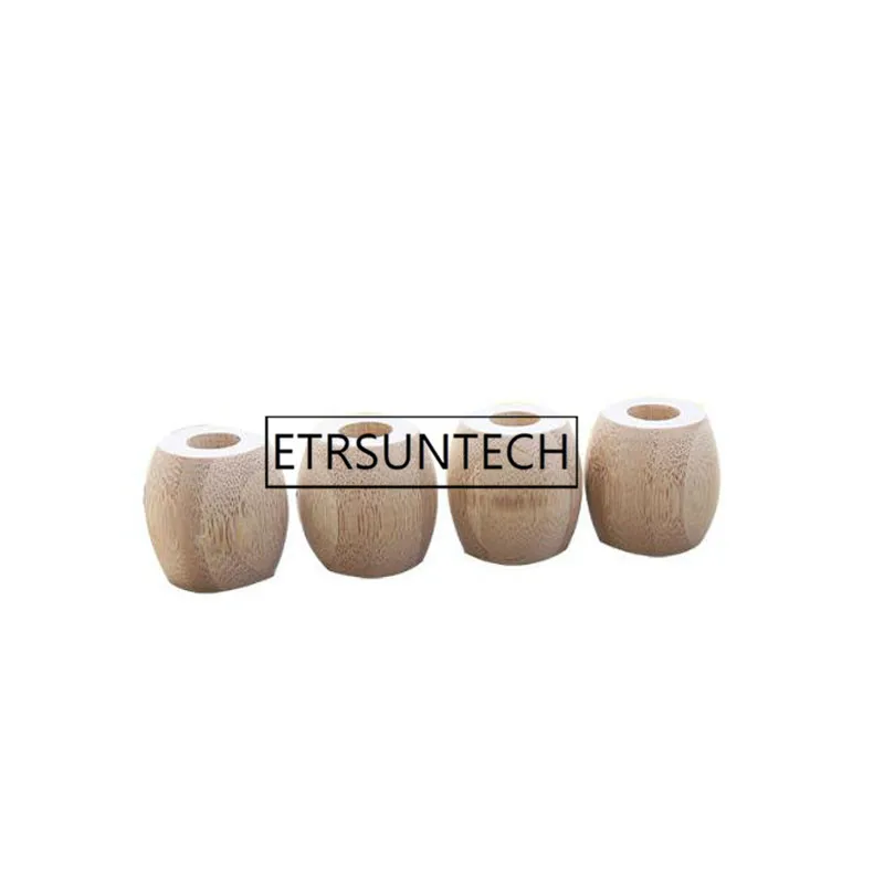 

100pcs Natural Bamboo Toothbrush Base Wholesale Environment Bamboo Toothbrush Holder Stand Bathroom Accessories