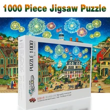 Головоломка 520/1000/1500 штук деревянные Мультяшные Детские деревянные игрушки развивающие пазл IQ Adulto Bois Пазлы для детей