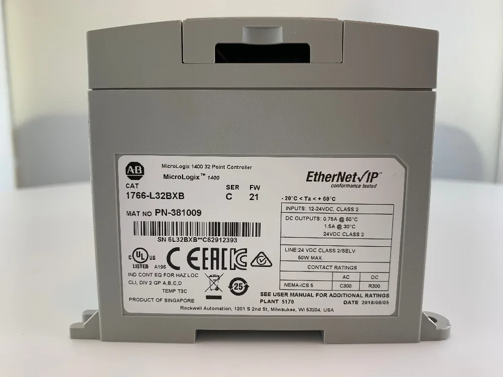 (Б/у) 1766 L32BXB 1766L32BXB Allen Bradley micrhyperx 1400 PLC быстрая доставка|plc micrologix| |