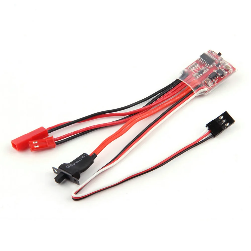 RC ESC 20A Brush Motor Speed Controller w/ Brake for RC Car Boat Tank New Sale RC ESC 20A Brush Motor Speed Controller w/ Brake for RC Car Boat Tank New Sale