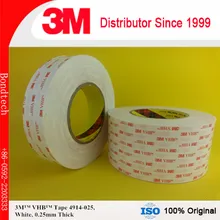 12 X33M thin 3M VHB tape 4914 for LCD Display and Bezel bonding 0 25mm thick