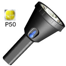 Перезаряжаемый фонарик High Lumens XHP50 LED Super Bright By 18650 Аккумуляторная лампа Фонарик