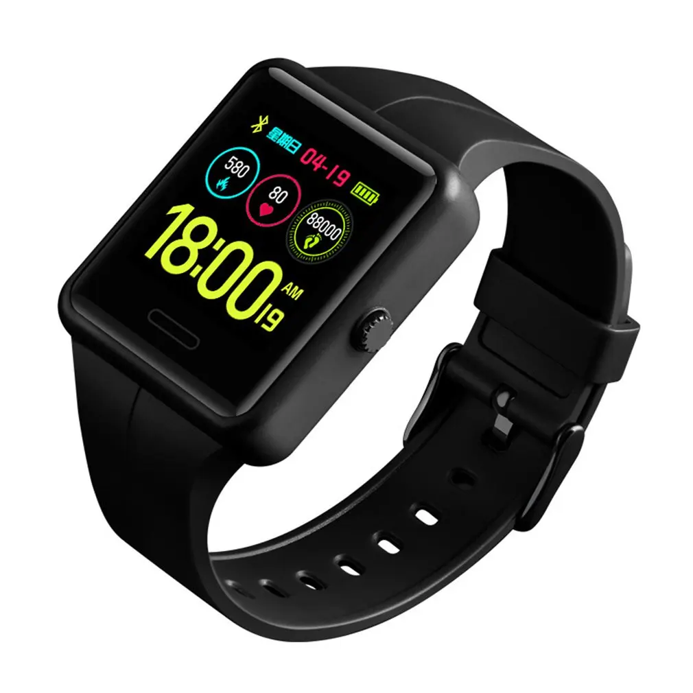 

Step By Step Heart Rate Blood Pressure Monitoring Color Screen Sports Bracelet Call App Reminder Couple Smart Watch