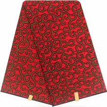 Африканская ткань Африканская восковая печать ткань tissus воск ткани для пэчворка Горячая 6 ярдов хлопок Анкара ткань QT-A1