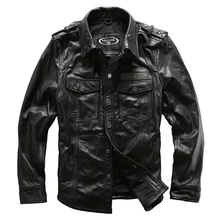 95171 супер качество, мужская верхняя одежда из коровьей кожи, Мужская винтажная куртка из натуральной воловьей кожи