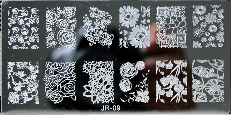 30 шт. JR пластины для штамповки ногтей из нержавеющей стали 30 стилей изображения Konad Штамповка для дизайна ногтей шаблон для маникюра инструмент для штамповки ногтей