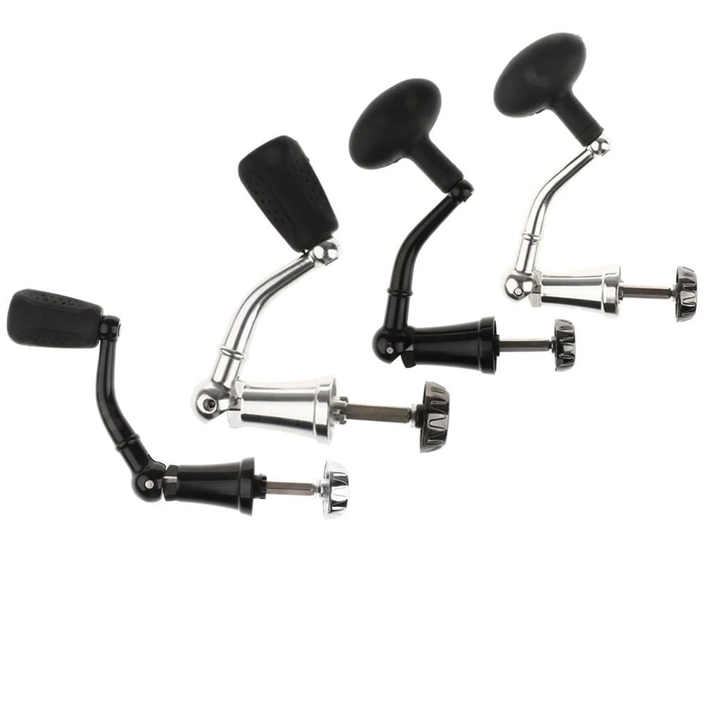 Fishing Foldable Power Handle Grip Rocker Arm for Spinning Fishing Reel Repair Parts Handle Nonslip Grip