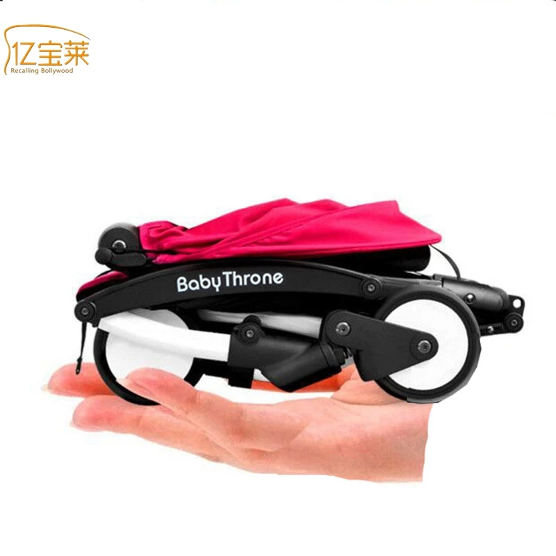 

YIBAOLAI Ultra lightweight folding strollers can sit reclining stroller trolley travel four models shipping Russia