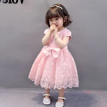 

Baby Girls Summer Floral Dress Princess Party Tulle Flower Dresses Cute Toddler Infant Girls Mesh Tutu Dress 0-3Y Clothing