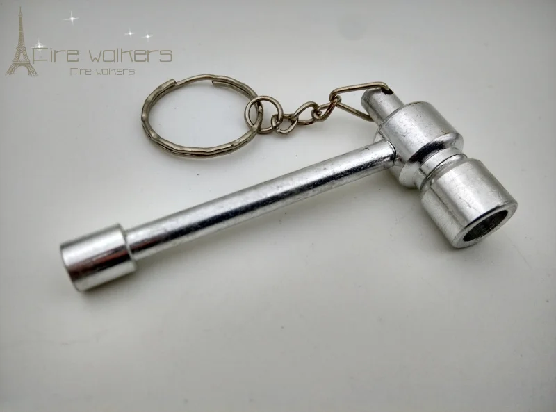 Clearance Sales! Mini Keychain smoke Metal Pipes Portable Creative