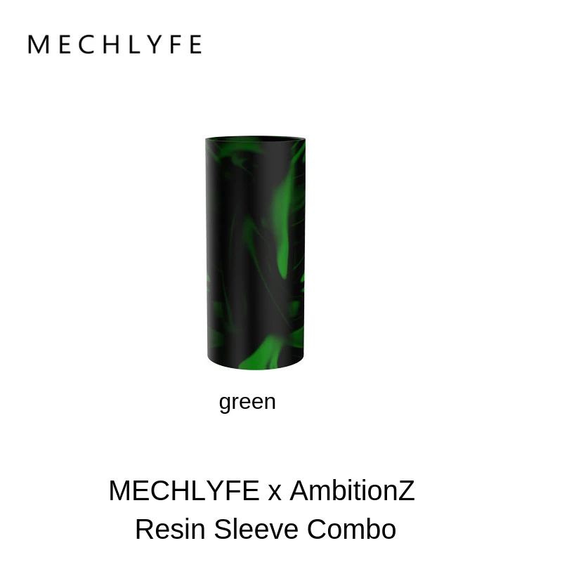 MECHLYFE x AmbitionZ вейпер бездуговой мех мод fit 18650/20700/21700 Батарея MECHLYFE бездуговой vs CoilART маг/Elite мех мод - Цвет: green Combo