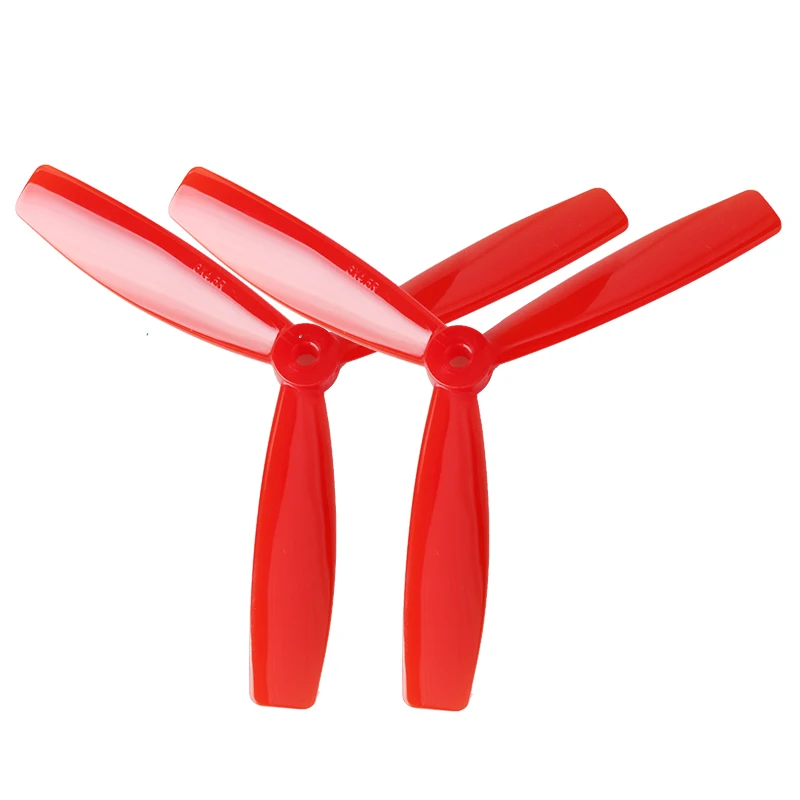 

4 Pcs Drone Propellers 4045 5045 6045 3 Blades Propeller Bull 3-blade Nose Props 2 CCW 2 CW for QAV210 250 Racing Quadcopter