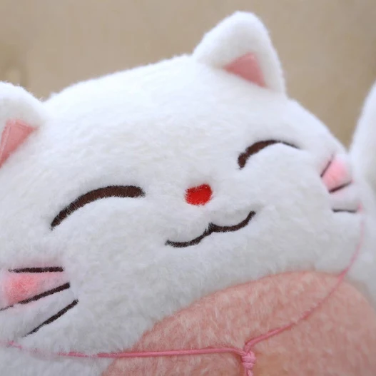 kawaii plush Fortune Cat stuffed animals maneki lucky fortune cat Soft Comfortable Doll Toys For Girls Boys gift toys