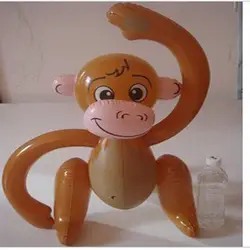 Шт. 5 шт. надувные игрушки мультфильм большой обезьяна с длинными руками надувные животные детские игрушки наружные спортивные игрушки