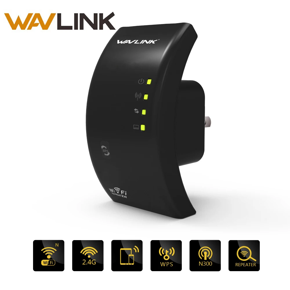 

Wavlink N300 Original Wi fi Repeater 300Mbps Mini Wireless N Router Wifi Repeater Long Range Extender Booster UK EU US AU Plug