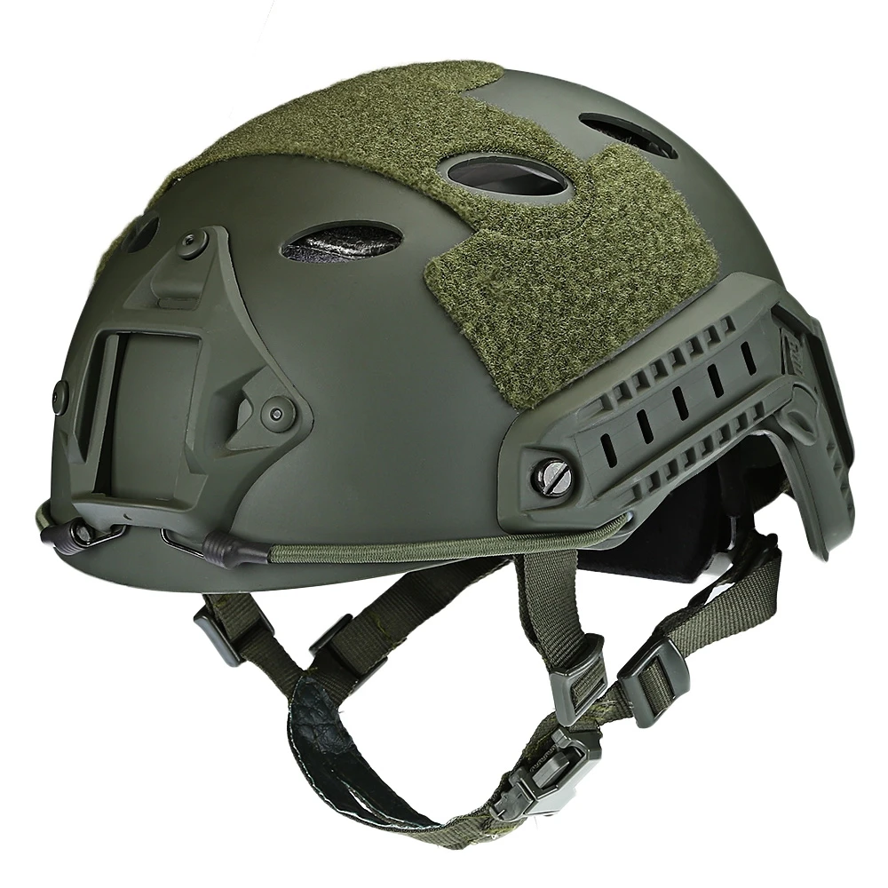 

Standard Fast Ops Core Tactical FAST Helmet Outdoor War CS Game Airsoft Paintball Head Protector Helmet with 12-in-1 Headwear