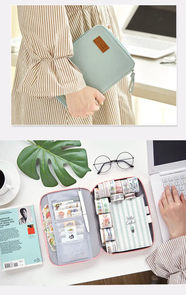 Tamanho Grande Coreano Kawaii Lápis Lona Bolsa do Caderno Case Difícil Bolsas de Armazenamento Organizador da Mesa para a Escola Meninas Escolar pc Bolsa Bolsa 9 sacos de armazenamento para meninas escola escolar