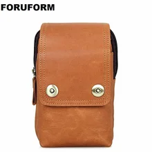 Натуральная кожа мужские сумки для талии первый слой из воловьей кожи многофункциональная сумка мужская повседневная телефон карман поясные сумки LI-1620