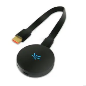 Для Chromecast 2 G6 tv Stick 2,4 ГГц видео WiFi дисплей HD Цифровой HDMI медиа видео стример ТВ ключ приемник для Android IOS - Цвет: Черный