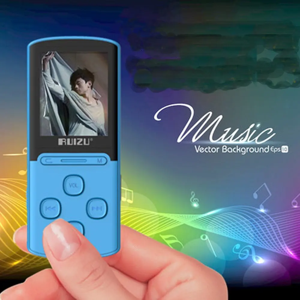 Оригинальный RUIZU X11 MP3 плеер 8 ГБ музыкальный Поддержка FM радио голос Запись книгу 1
