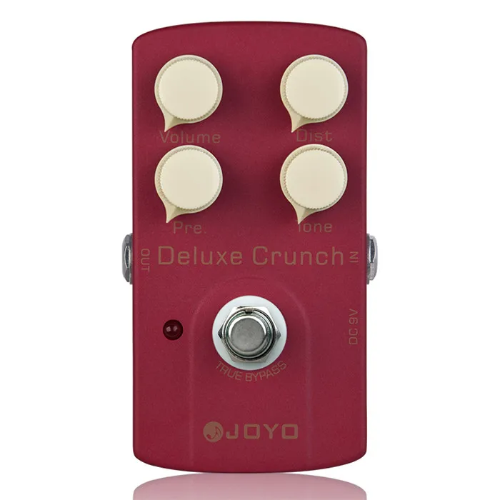 JOYO гитарные эффекты Винтаж овердрайв/Окончательный Привод/Crunch искажения/Цифровая Задержка/Американская звуковая педаль эффектов для электрогитары - Цвет: Deluxe Crunch