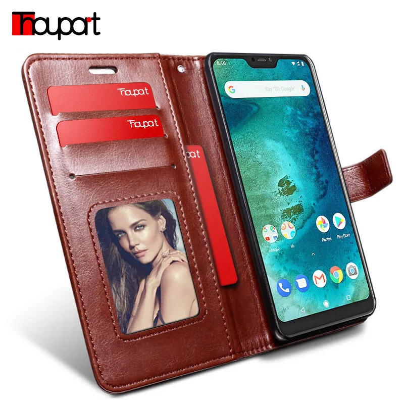 

Leather Case For Xiaomi Redmi 6 Pro 6A Retro Photo Frame Redmi 6 Pro Leather Cases Wallet Flip Cover For Xiaomi Redmi 6A Case