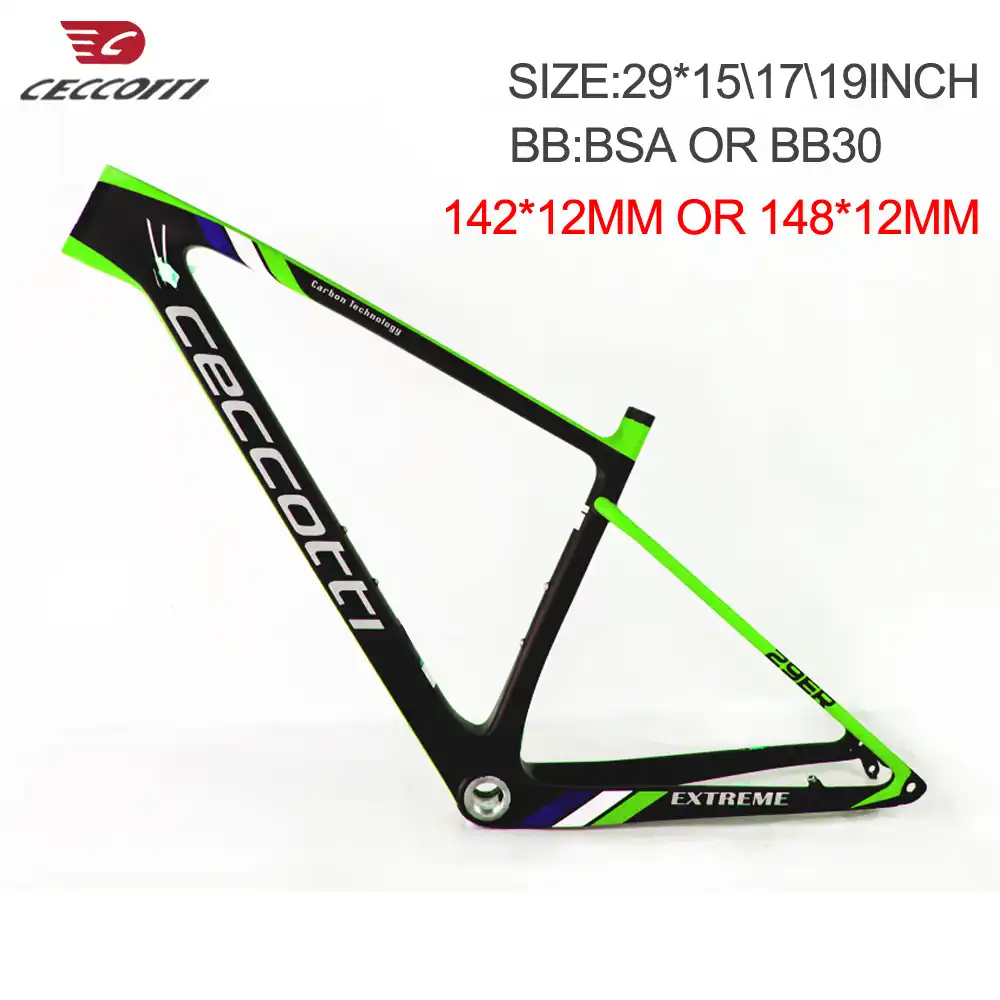 27.5er 21/" Carbon Frame 12mm Thru Axle QR MTB Mountain Bike BB30 BSA UD Matt