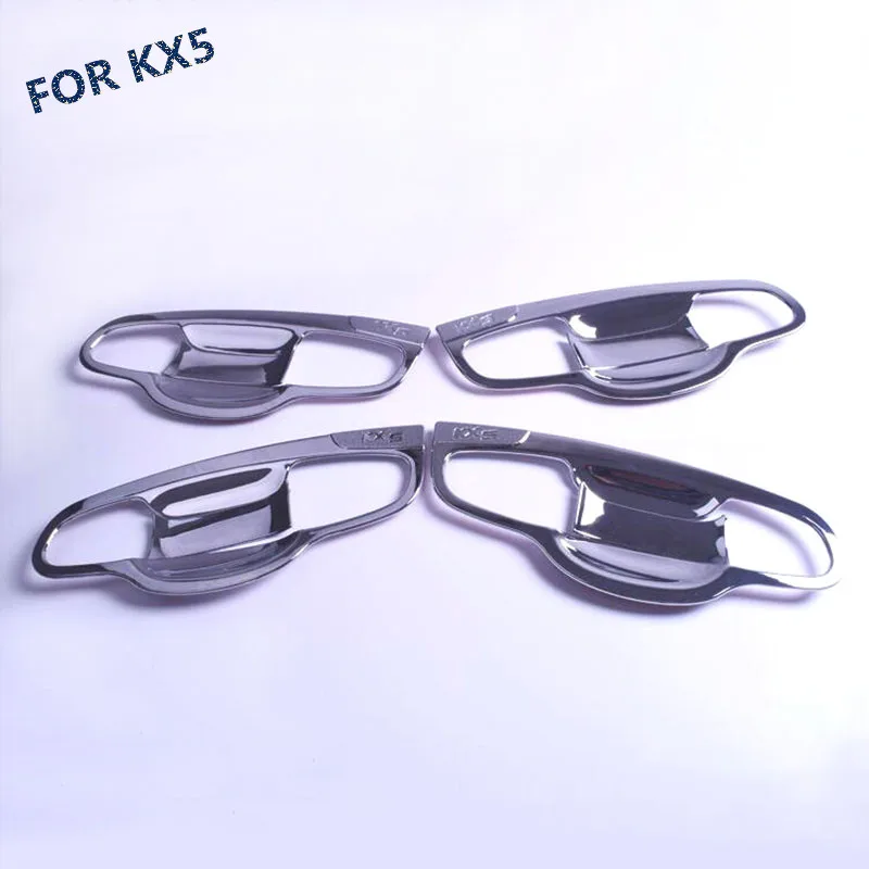 Обнаружитель крышки кузова автомобиля, обнаружитель обшивки, ABS хромированные внешние дверные палочки, рамка лампы подходит для Kia Sportage KX5 2015 2016 2017