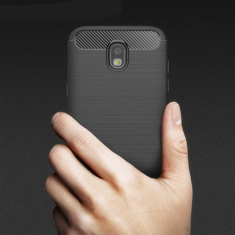 

Carbon Fiber Soft Case For Samsung Galaxy J3 2017 J5 J7 J8 J6 2018 J510 J710 J2 Prime A3 A5 A7 2017 A8 A6 2018 A750 2018 Case
