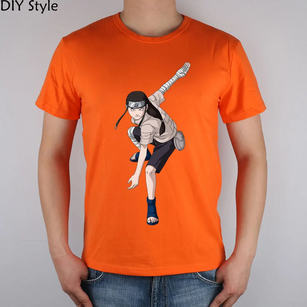 Мужская футболка с коротким рукавом принтом Наруто Ning times Hyuga Neji 2|brand t shirt men|t ment men