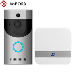 IMPORX дверной звонок Wi-Fi камера для квартиры Смарт Wi-Fi дверной звонок телефон видео дверной звонок ИК-сигнализация беспроводная камера