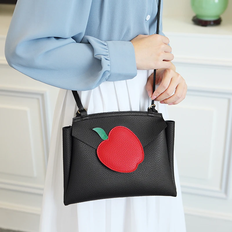 

Messenger bag female candy small bag lychee for for apple decoration bags casual shoulder bag