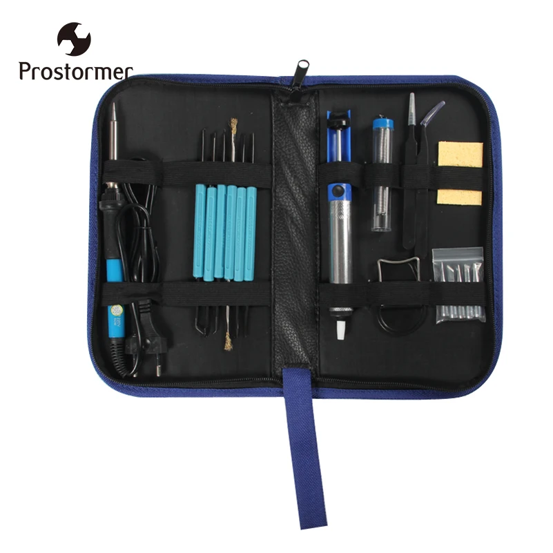 

Prostormer 110V/220V 60W Electric Soldering Iron Household Toolbox Compact Fast Heating Kit Electric Soldering Iron
