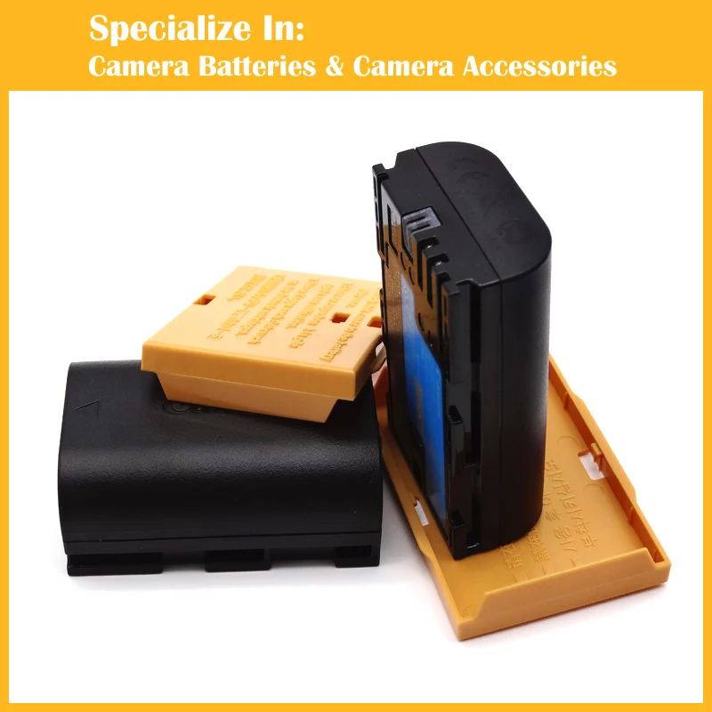 Eeyrnduy 2x LP E6 lpe6 camera Battery For Canon 5D2 5D3 7D 7D2 6D 70D 60D