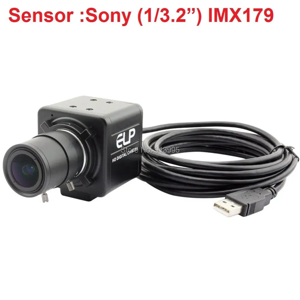 8 мегапикселей SONY(1/3. 2 '') IMX179 Windows, Android, Linux raspberry pi камера 8mp CCTV варифокальный объектив 2,8-12 мм мини-камера