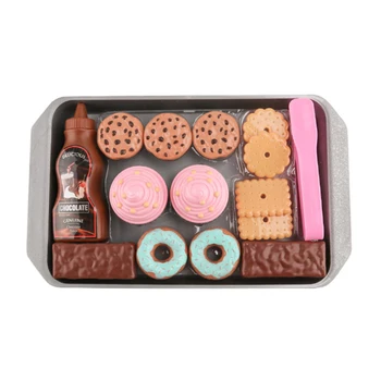 

Children Kitchen children's Biscuit Toys Mini Simulation Food Pretend to Play DIY Children's Toys Christmas Gifts