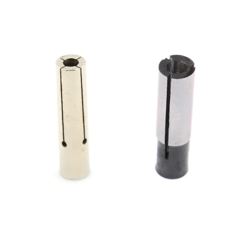 

6mm To 3.175mm 1/8" Engraving Bit CNC Router Tool Adapter For 6mm Collet Sliver Black Color