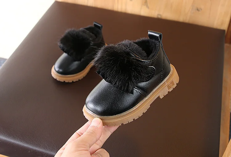 Новая зимняя детская обувь; детская хлопковая обувь; обувь для маленьких детей; обувь принцессы с мягкой подошвой