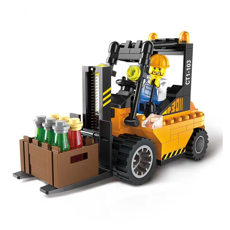 1PC 4 Type Civilized City Sweeper Legoings Assembled Model Building Blocks Toys Kit Diy Educational Children Birthday Gifts 1PC 4 Type Civilized City Sweeper Legoings Assembled Model Building Blocks Toys Kit Diy Educational Children Birthday Gifts