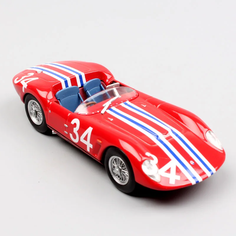 1/43 Весы TIPO 61 клетка Дрого Реймс 1963 № 34 casner Racer двигателя автомобили литья металла моделей Игрушечные лошадки для коллекционные