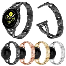 Женский браслет для Garmin Vivoactive 3/Vivomove HR ремешок для samsung Galaxy Watch 42 мм/46 мм/Active 2 1/gear S3 металлический ремешок на запястье