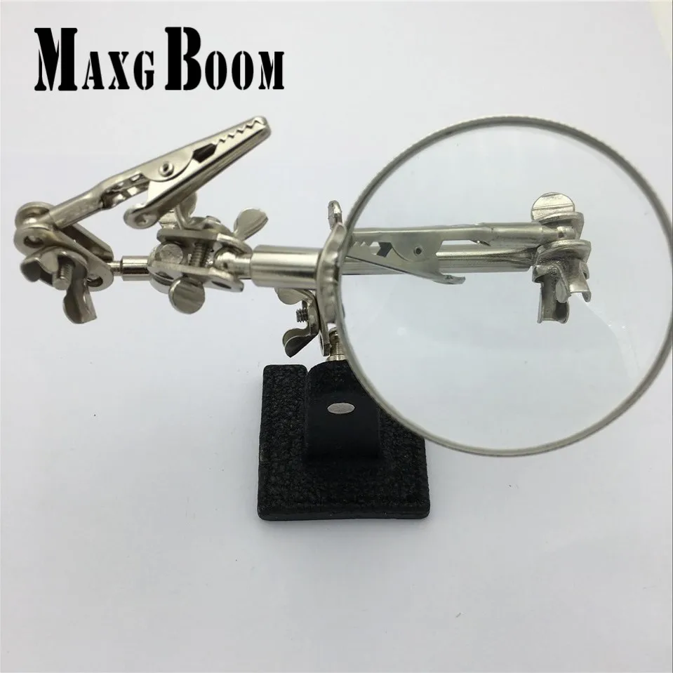 MaxgBoom Welding magnifying glass Auxiliary Clip Magnifier Soldering