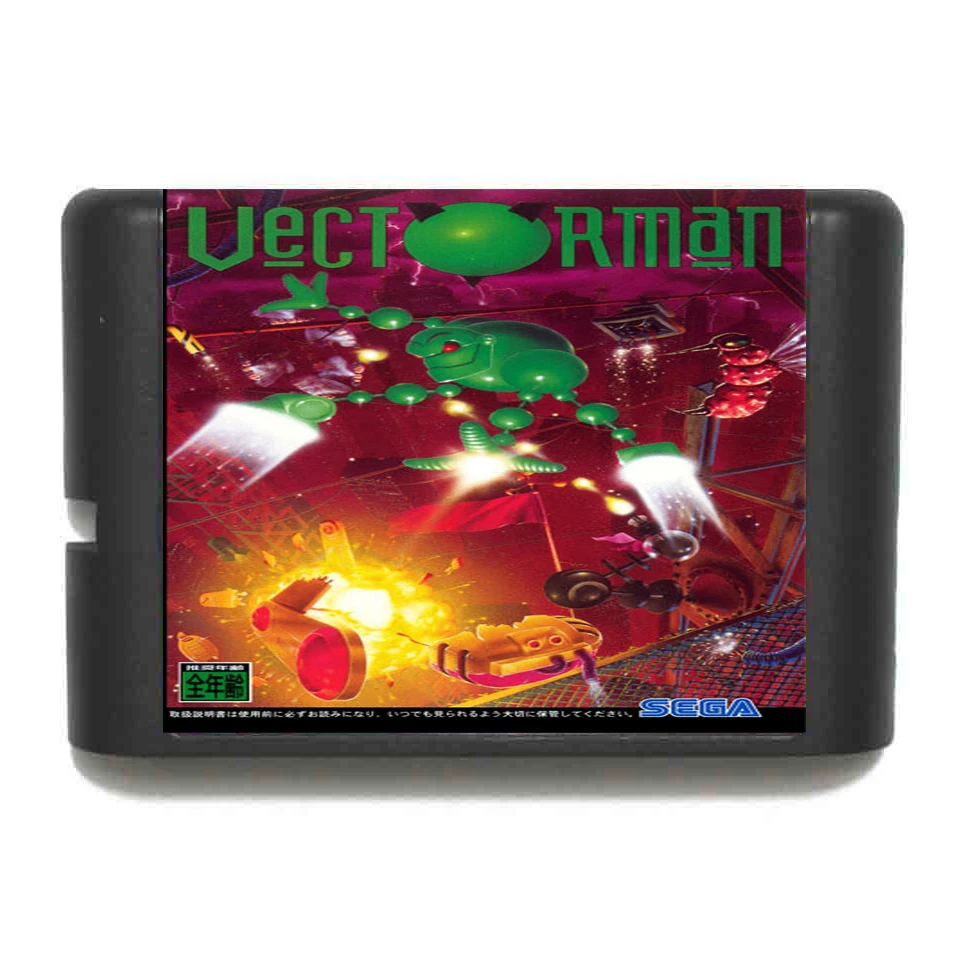 Игровая карта Vectorman 16 бит MD для Sega Mega Drive Genesis | Электроника