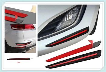 

Car front/rear angle carbon fiber stripe anti-collision strip for Ford Shelby SYNus King GTX1 Freestyle Fairlane Equator BA