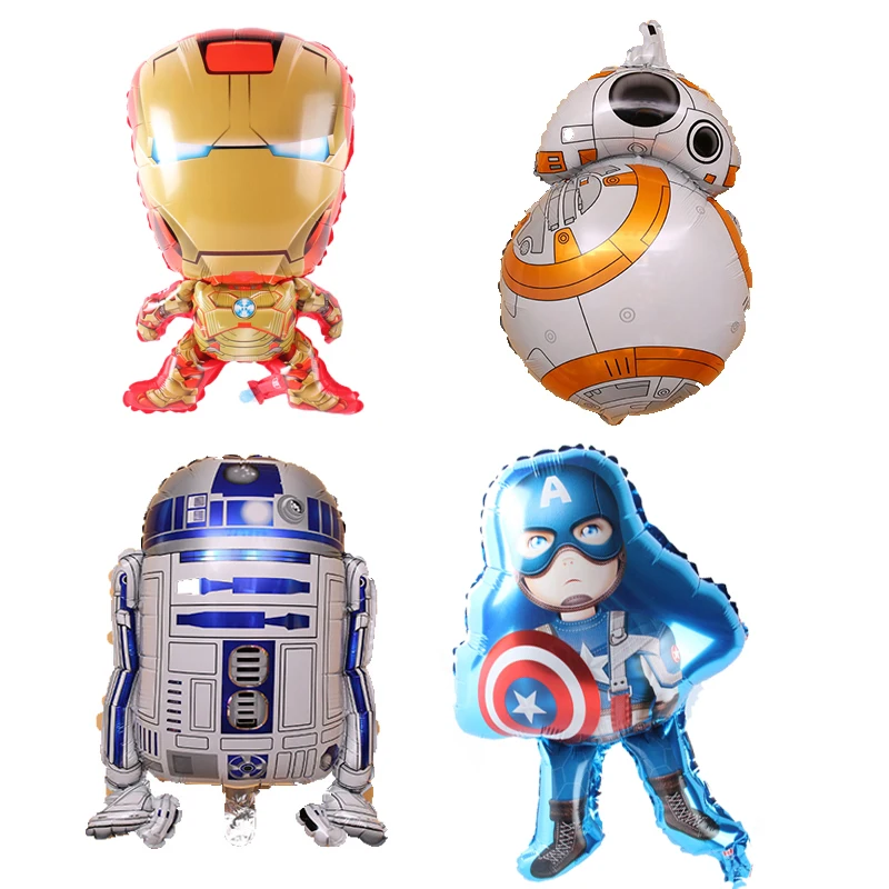 

1pcs Star Wars Balloons Robot Aluminum Foil Balloon Children's Happy Birthday Party Decoration Kids & Adult New Year Decor