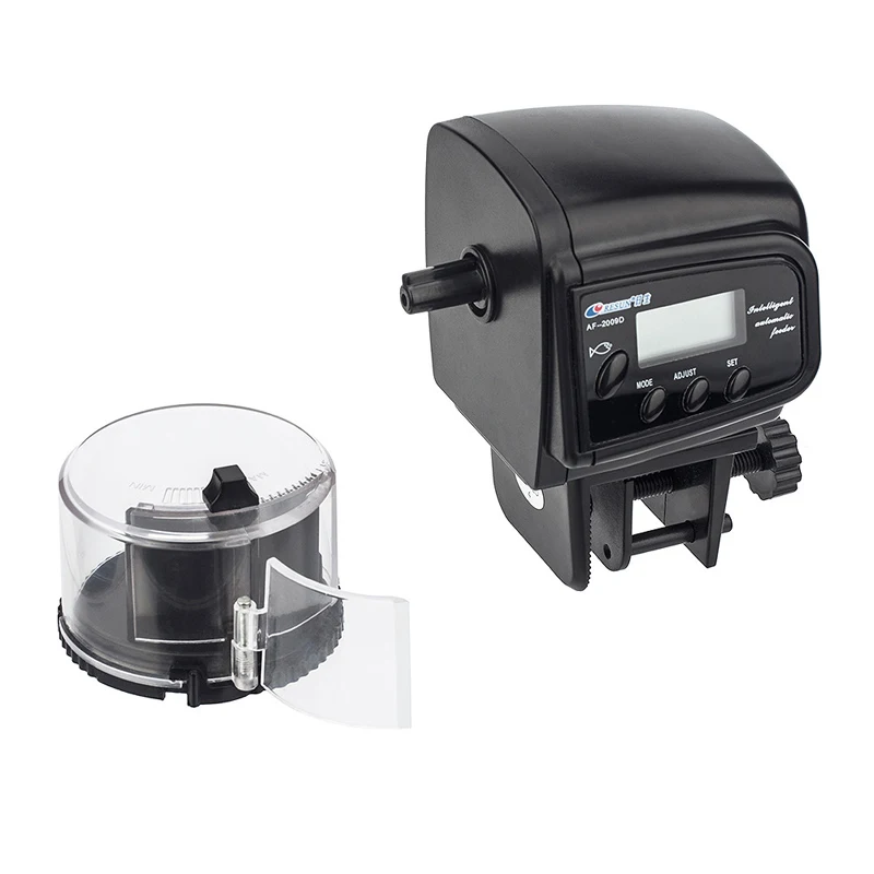 Aquarium Timing Automatic LCD Feeders Auto Timer Feeding AF-2009D AF-2005D AF-2003 for Fish Tank Pet Feeding Dispenser  (18)