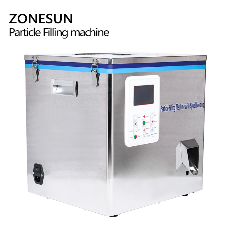 ZONESUN 1 30 г машина для взвешивания и упаковки чая автоматическое измерение
